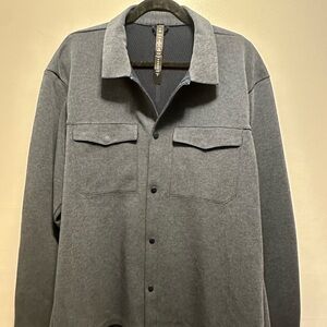 Lululemon Men’s XL Snap Front Shirt Jacket Shacket Performance Stretch Overshirt